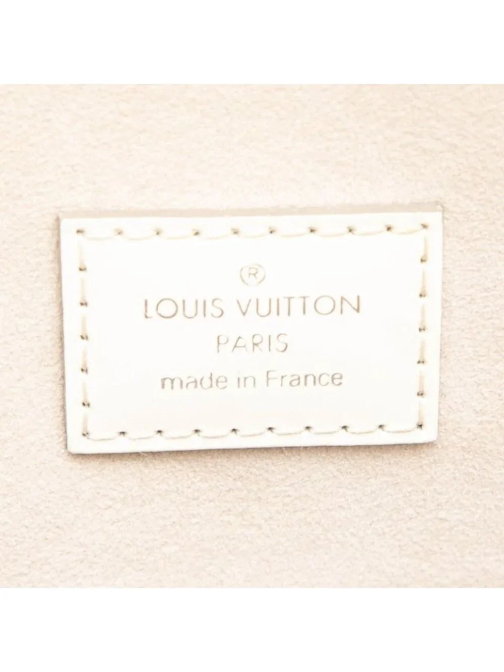 Louis Vuitton Epi Pont Neuf PM Handbag Yvoir White Leather